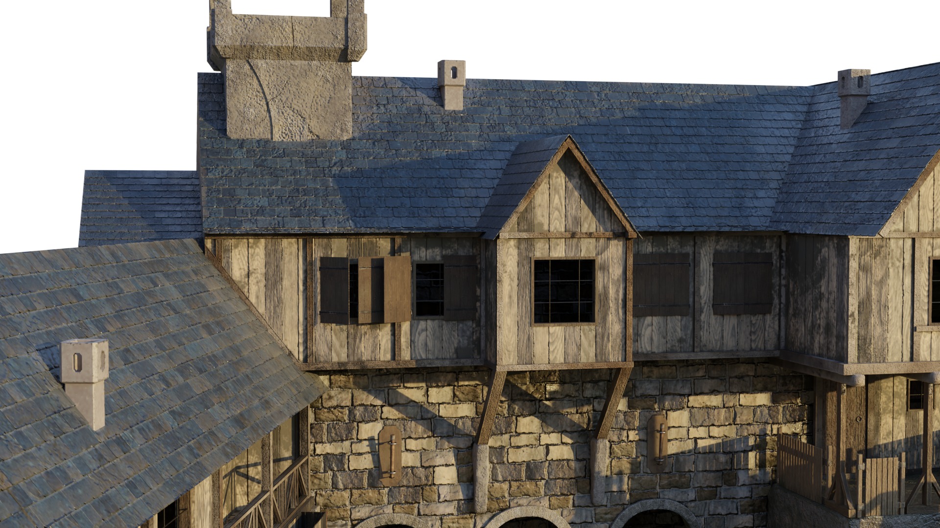 Medieval Warehouse 3D model_16