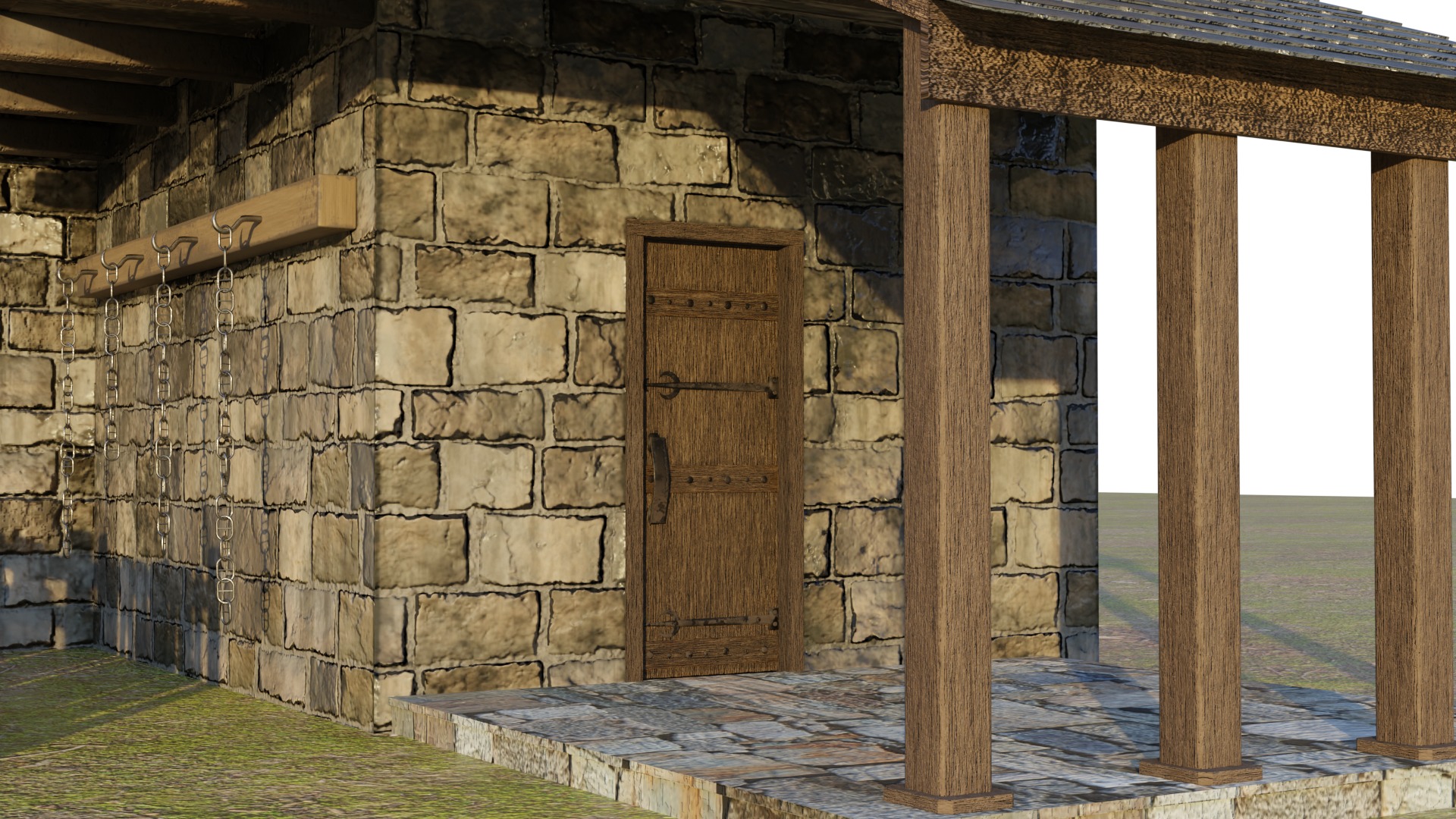 Medieval Warehouse 3D model_3