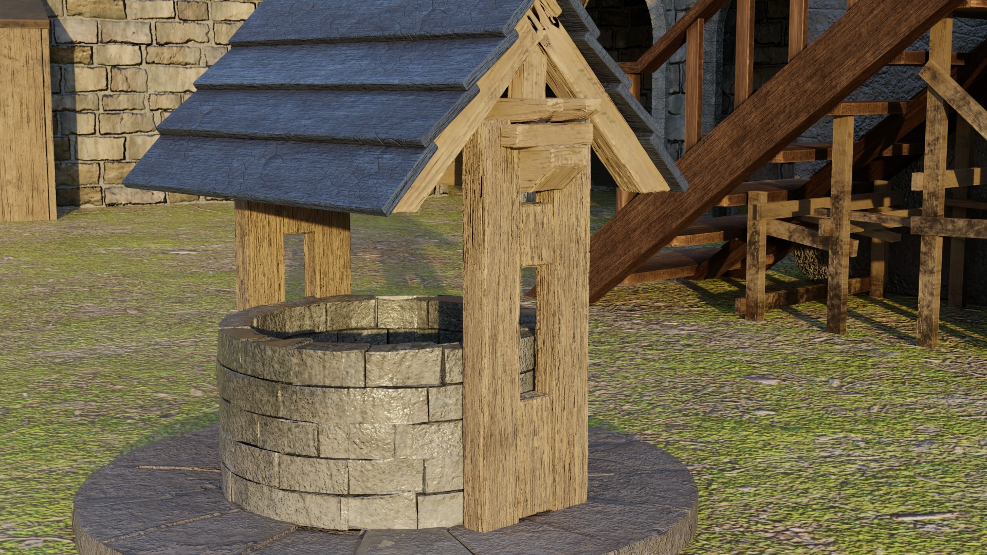 Medieval Warehouse 3D model_10