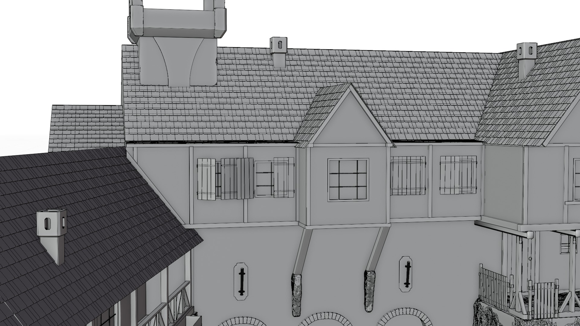 Medieval Warehouse 3D model_34