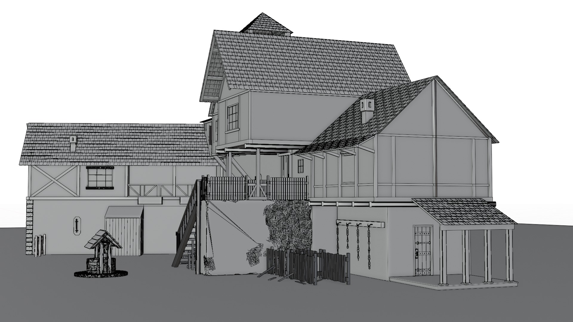 Medieval Warehouse 3D model_19