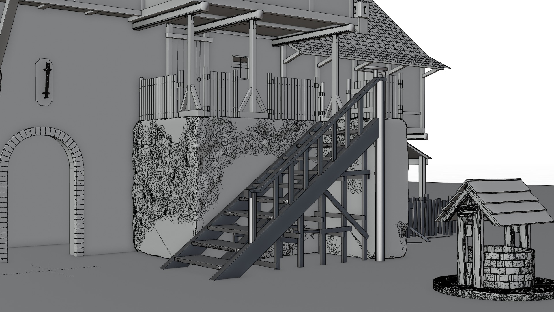 Medieval Warehouse 3D model_20