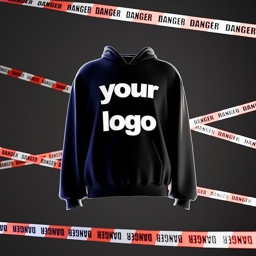 quality hoodie 3d model for mockuping 3D model