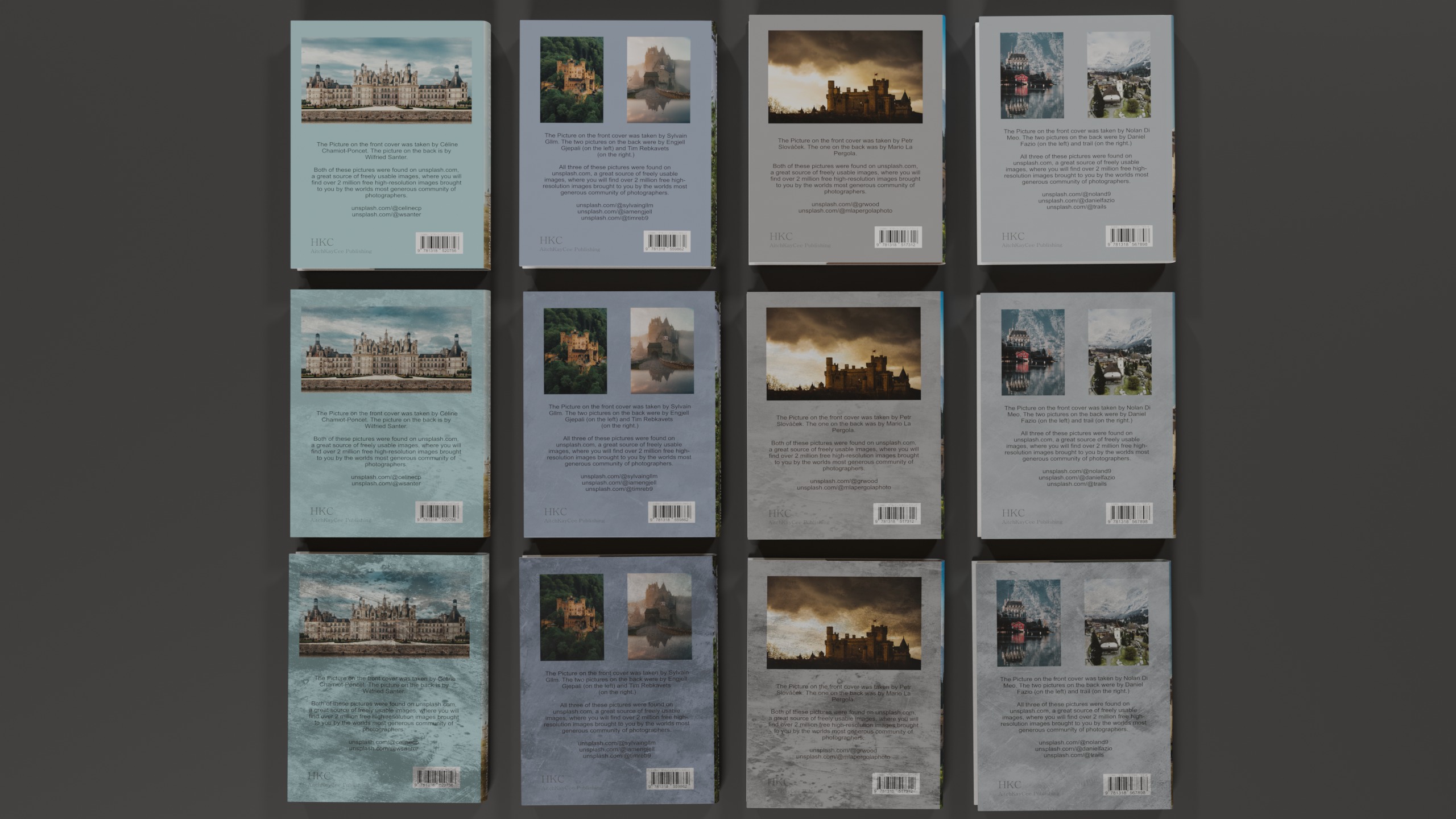 Castle and Landscape Book Collection 3D model_1