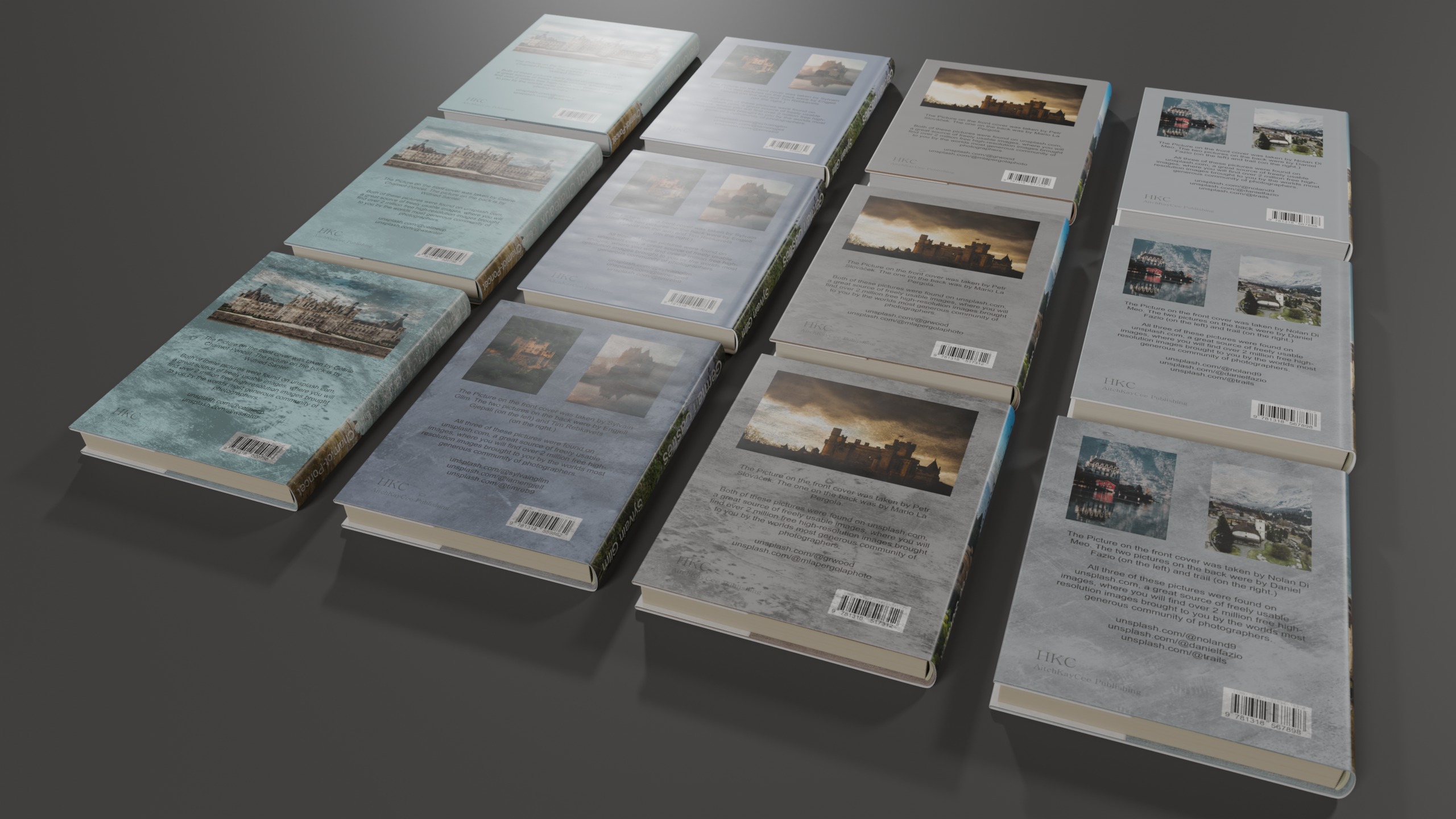 Castle and Landscape Book Collection 3D model_7