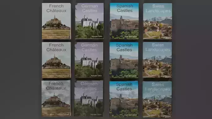 Castle and Landscape Book Collection