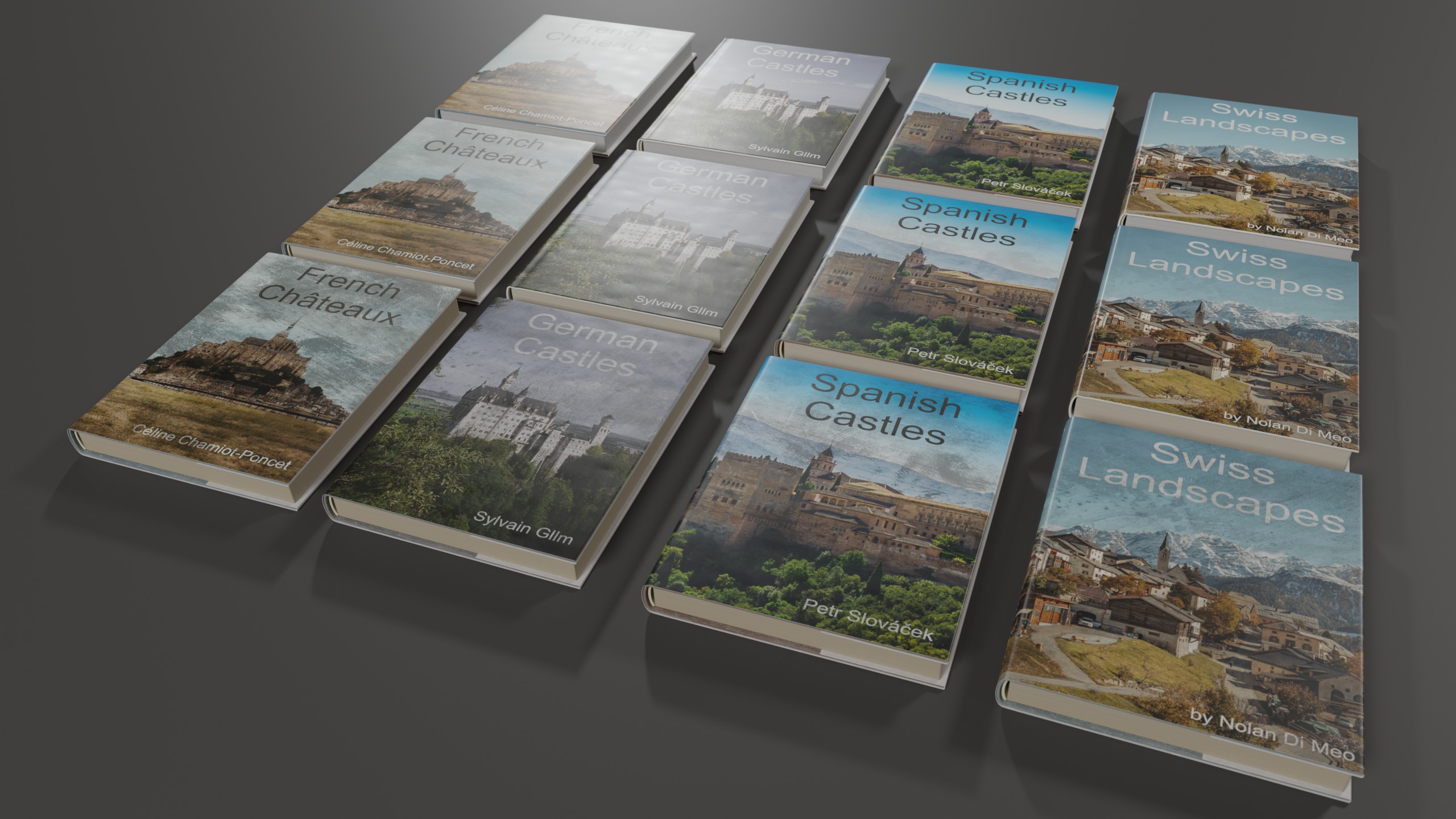 Castle and Landscape Book Collection 3D model_6