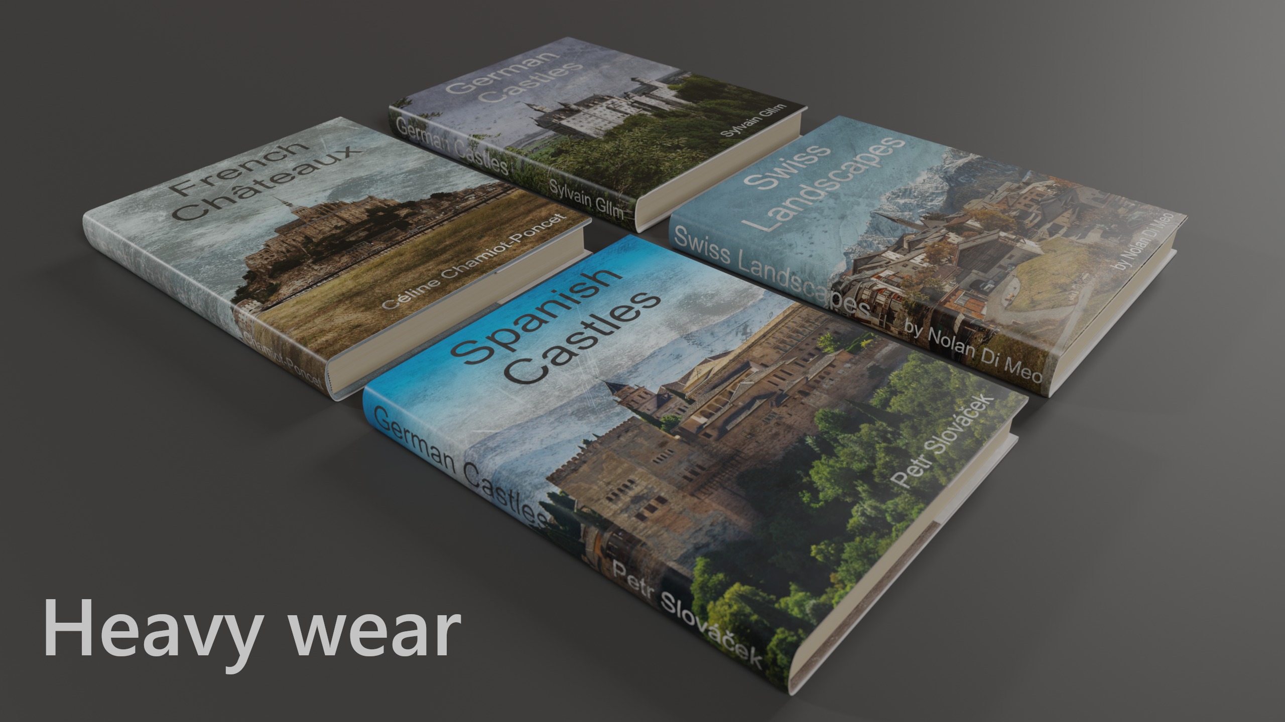 Castle and Landscape Book Collection 3D model_5