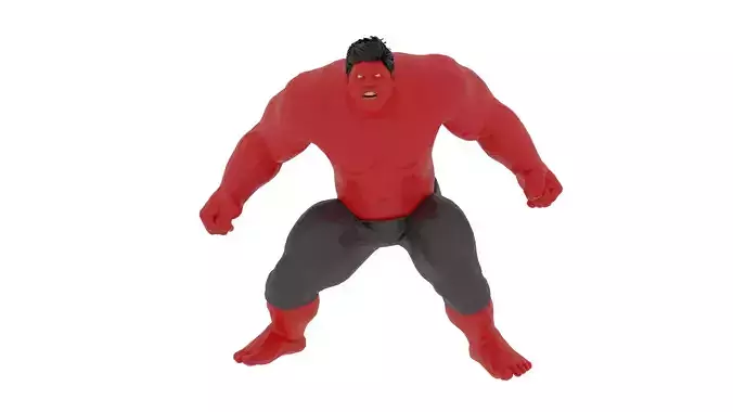 Red Hulk 3D print model