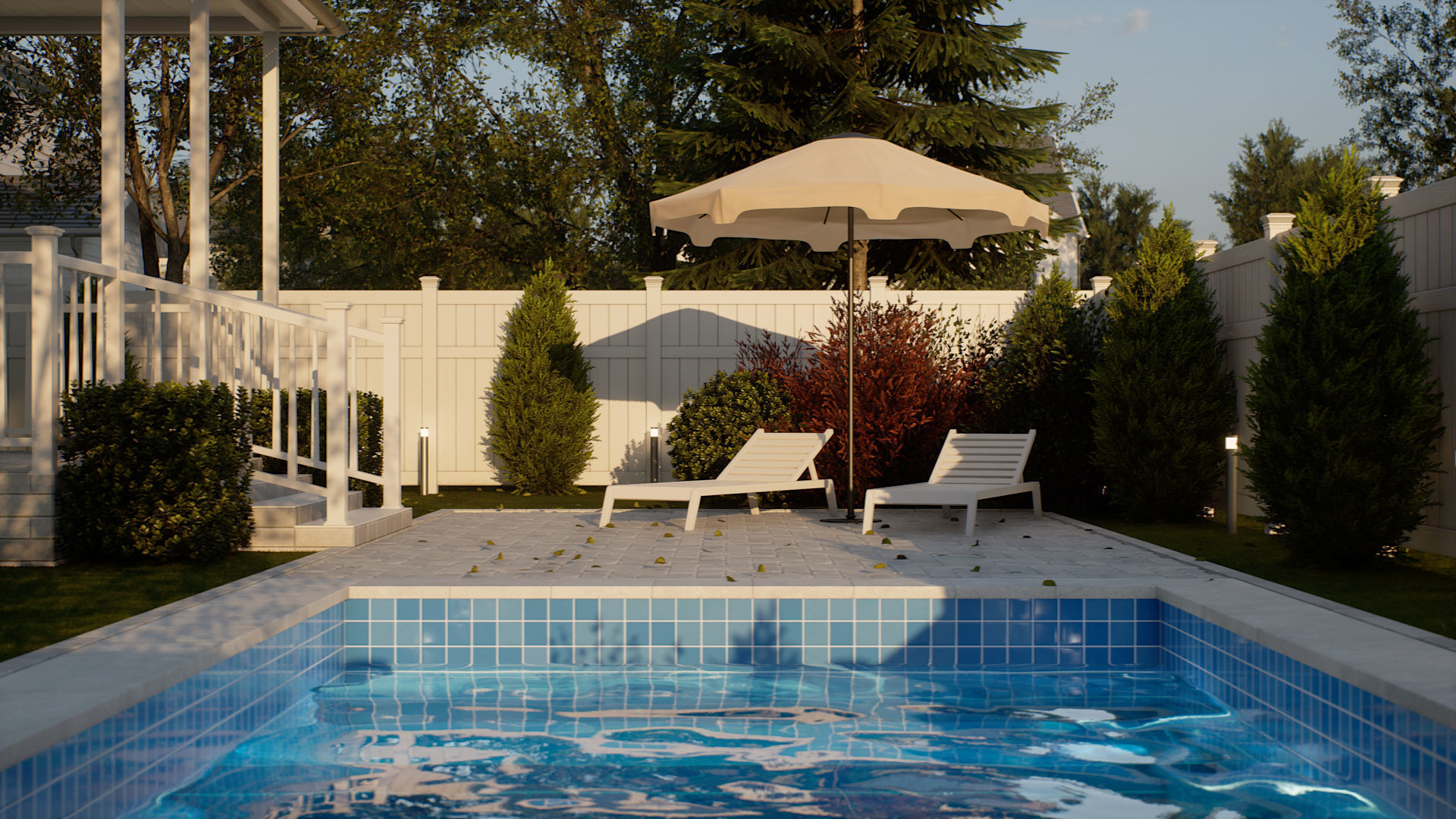 Suburban Modular House Pack 3D model_14