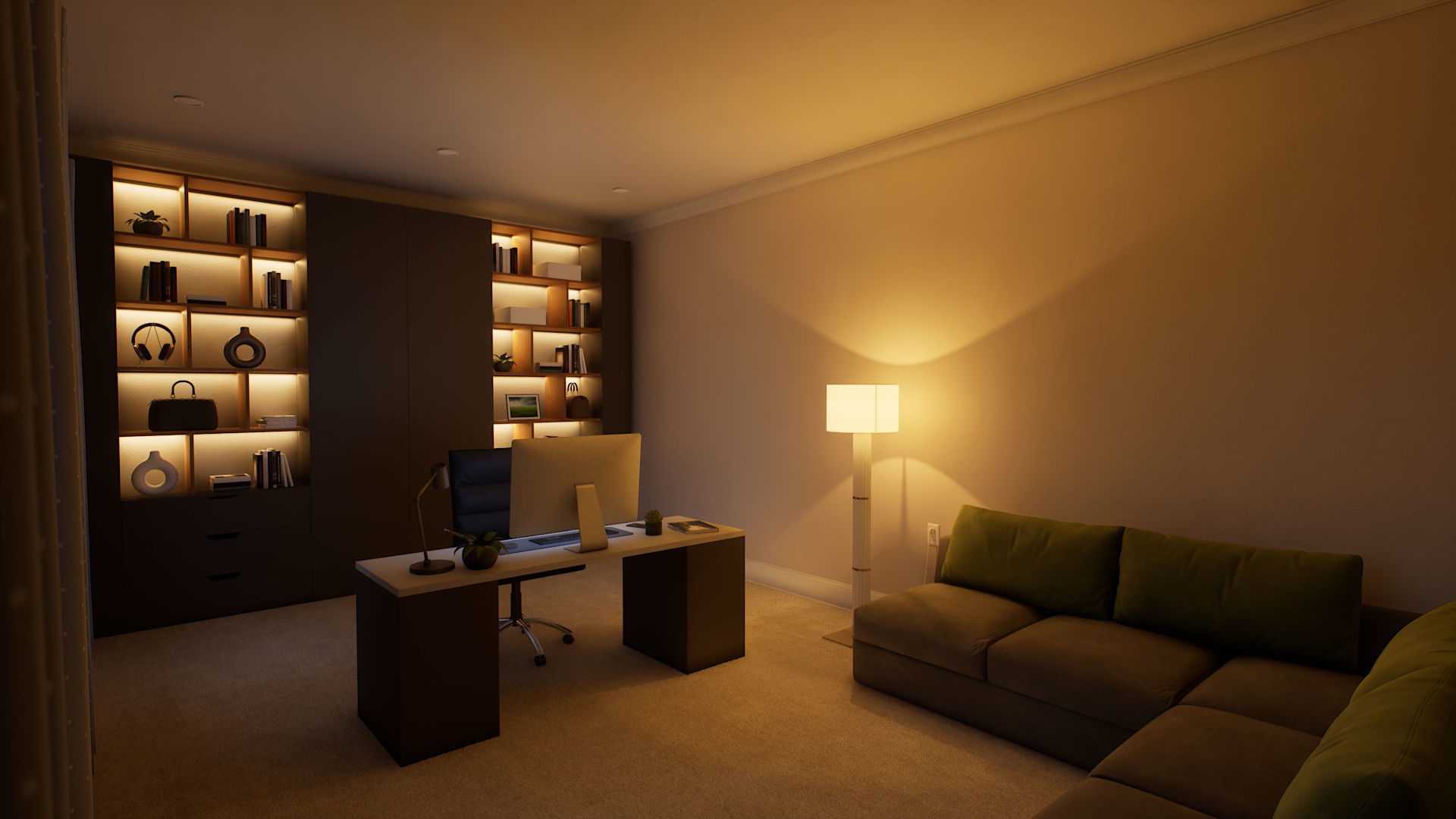 Suburban Modular House Pack 3D model_12