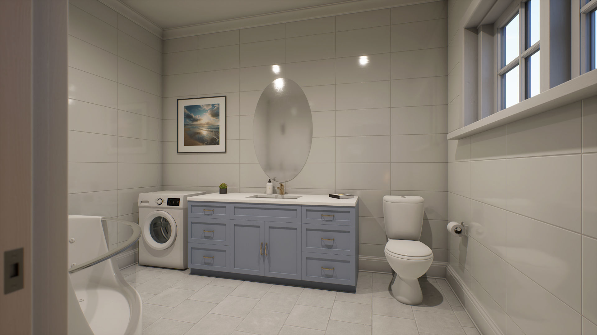 Suburban Modular House Pack 3D model_11