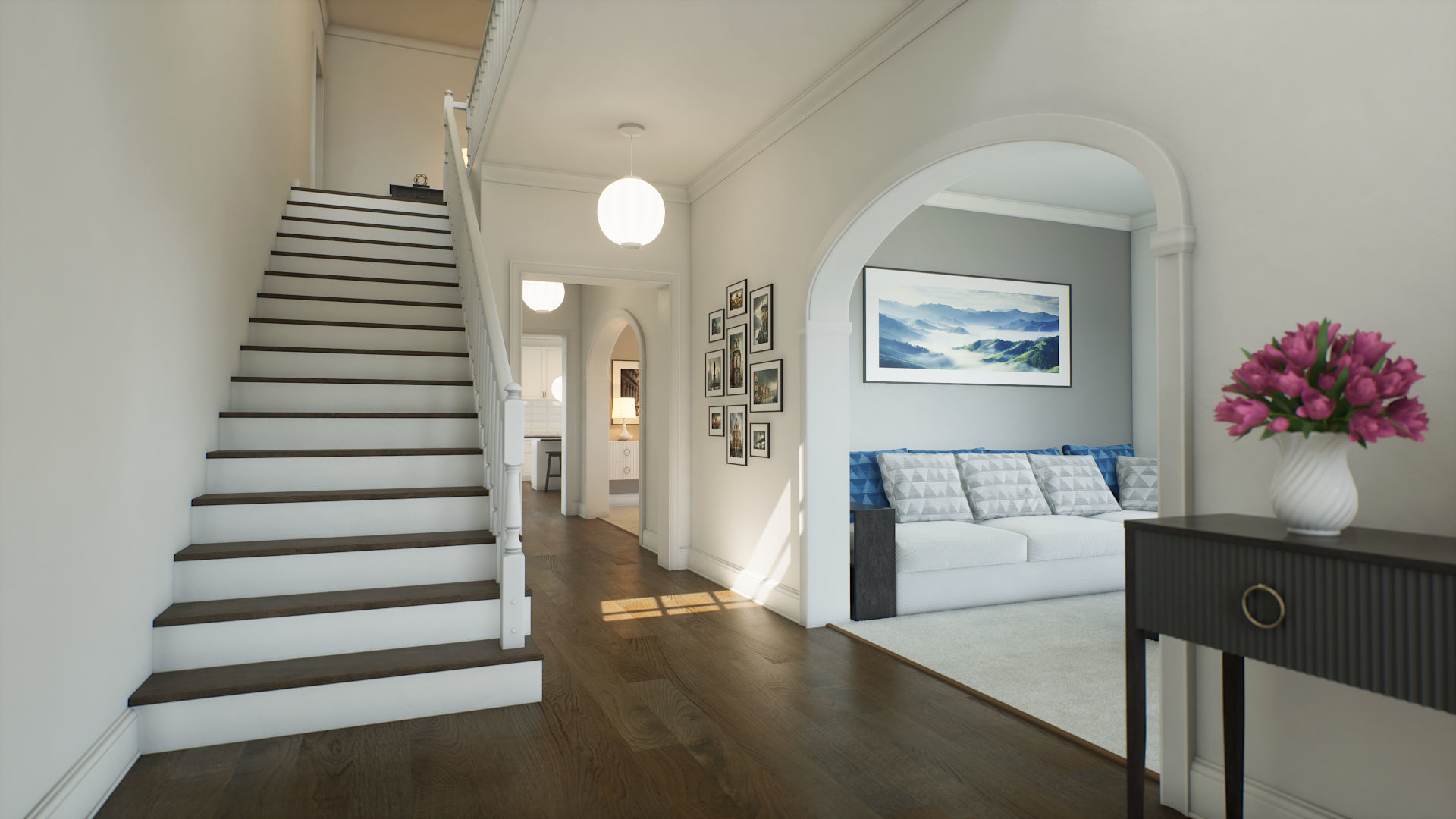 Suburban Modular House Pack 3D model_4