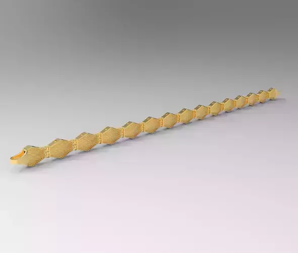 7 5 mm altigen bileklik 3D print model 7 5 mm altigen bileklik 3D print model