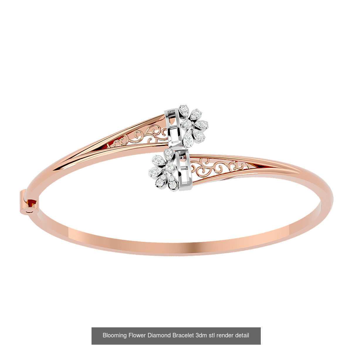 1200 Diamond Bracelet 3d models renders details 3D Model Collection_113