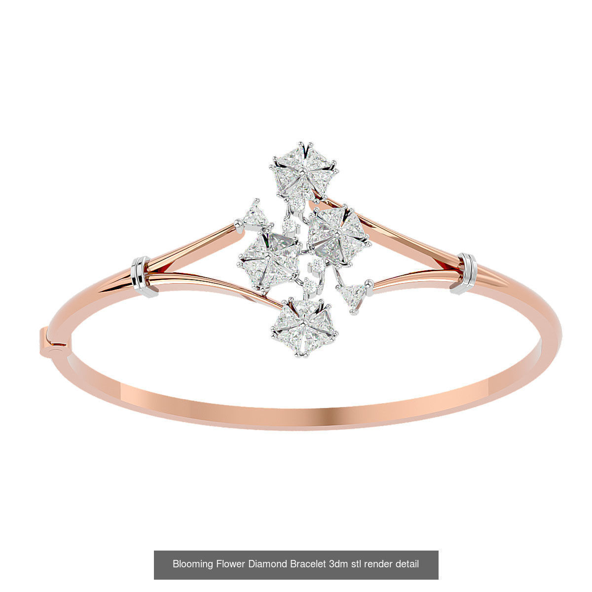 1200 Diamond Bracelet 3d models renders details 3D Model Collection_112