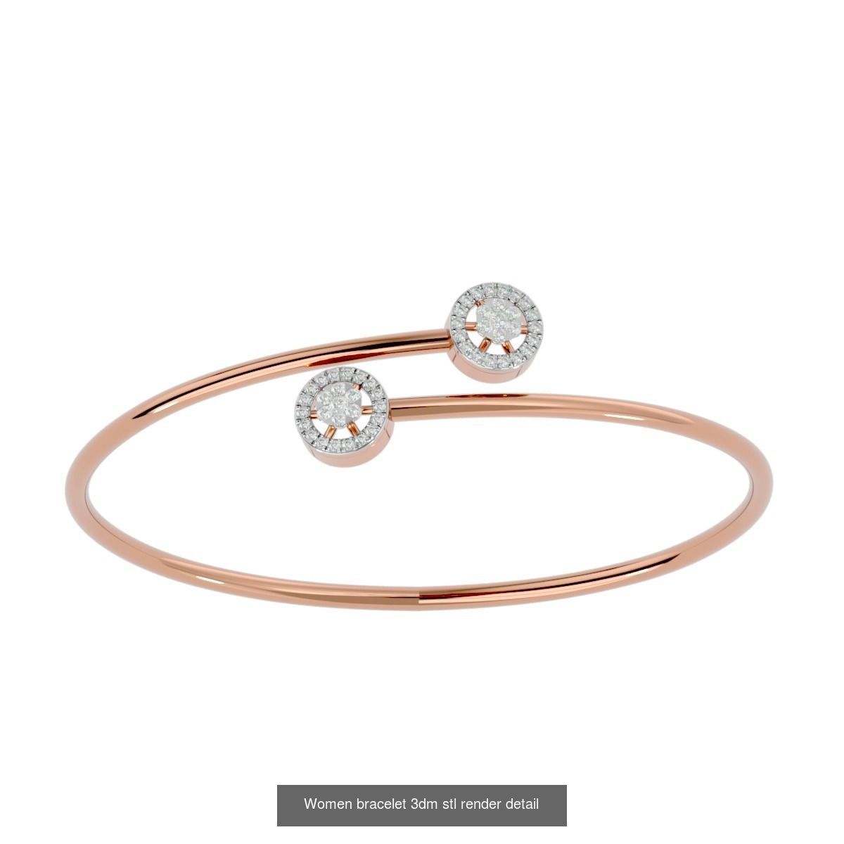 1200 Diamond Bracelet 3d models renders details 3D Model Collection_144