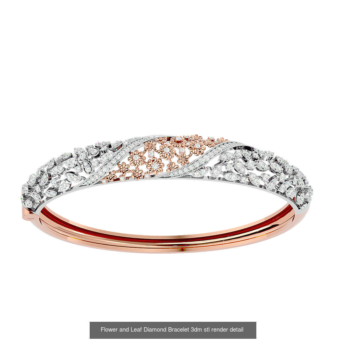 1200 Diamond Bracelet 3d models renders details 3D Model Collection_85