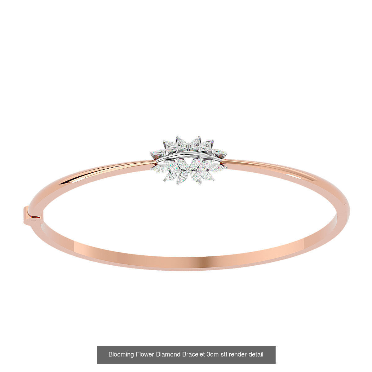 1200 Diamond Bracelet 3d models renders details 3D Model Collection_106