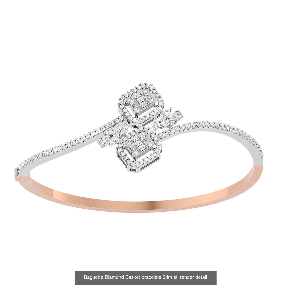 1200 Diamond Bracelet 3d models renders details 3D Model Collection_90