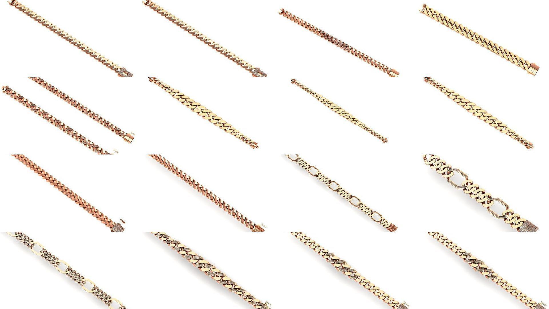 1200 Diamond Bracelet 3d models renders details 3D Model Collection_65