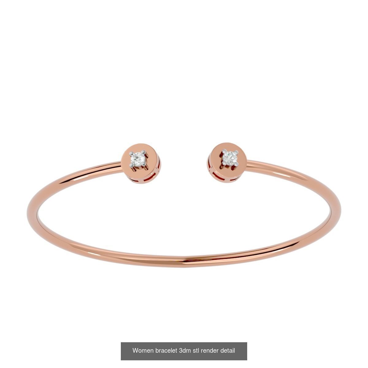 1200 Diamond Bracelet 3d models renders details 3D Model Collection_143