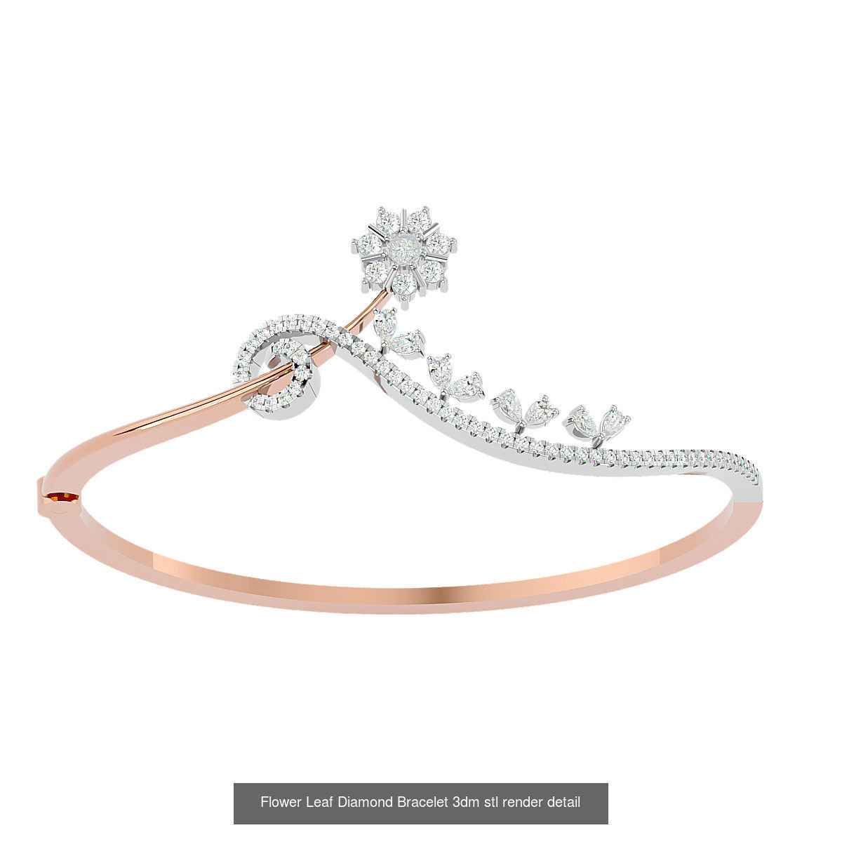 1200 Diamond Bracelet 3d models renders details 3D Model Collection_97
