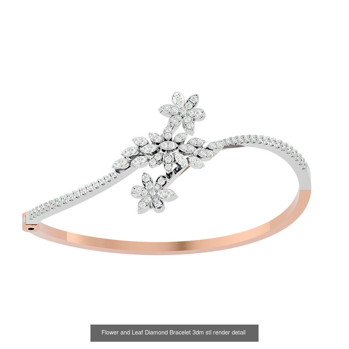 1200 Diamond Bracelet 3d models renders details 3D Model Collection_94