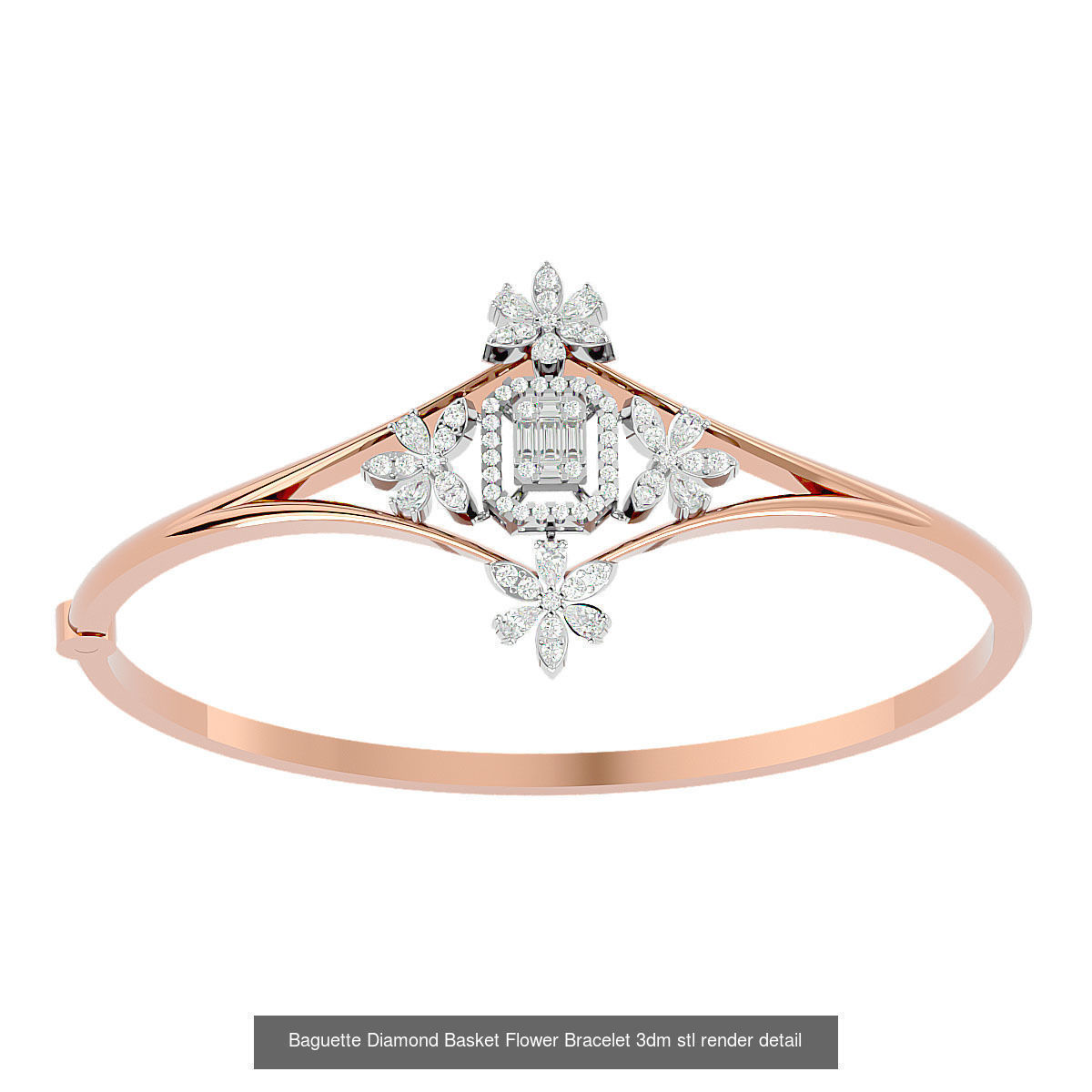 1200 Diamond Bracelet 3d models renders details 3D Model Collection_107