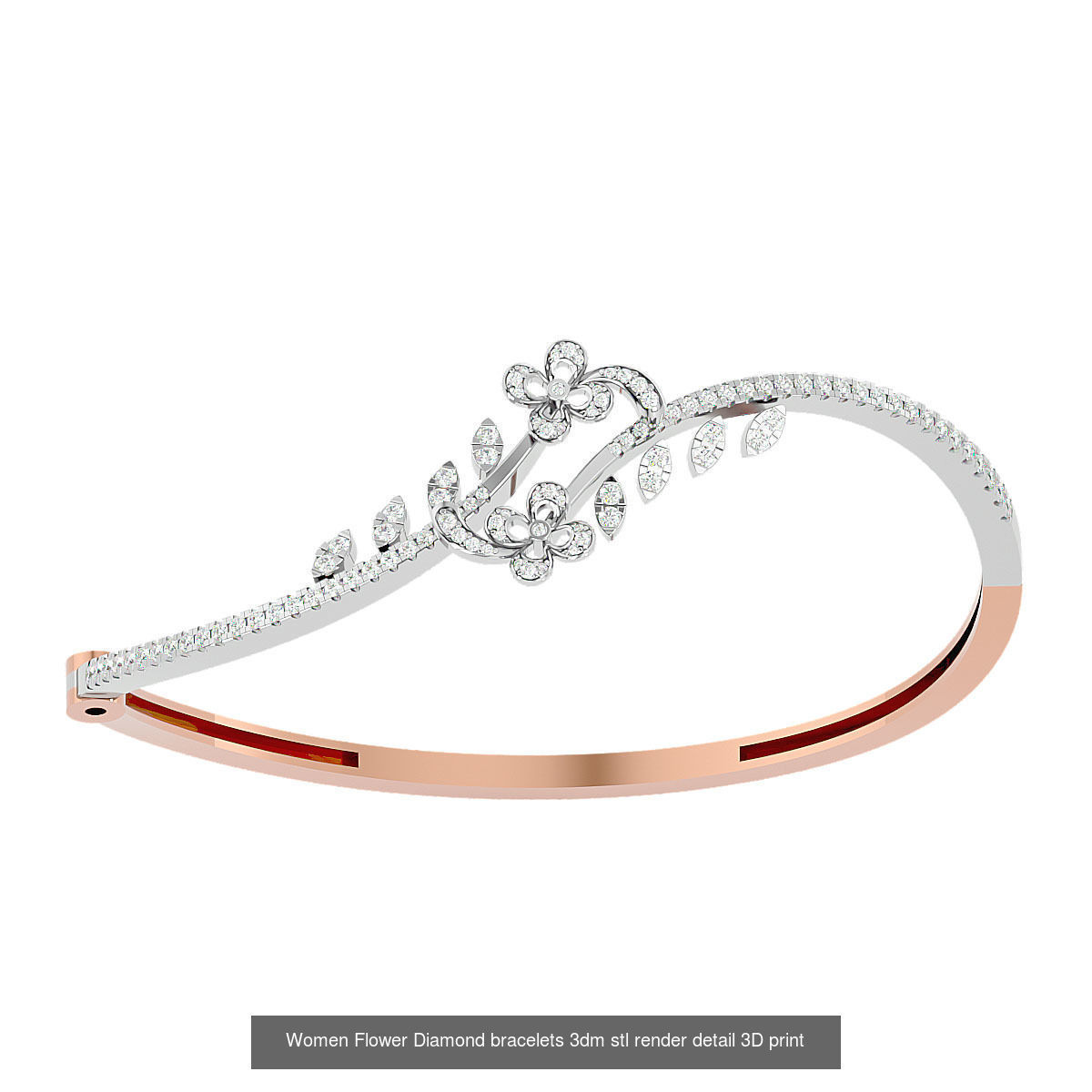 1200 Diamond Bracelet 3d models renders details 3D Model Collection_126
