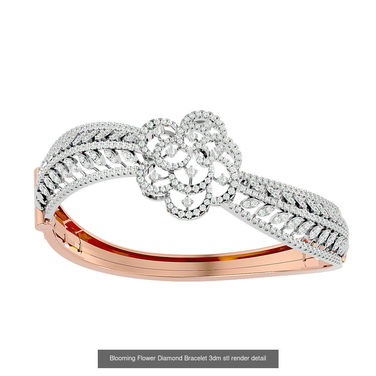 1200 Diamond Bracelet 3d models renders details 3D Model Collection_119