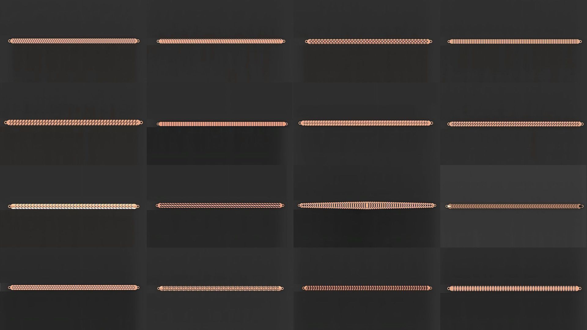 1200 Diamond Bracelet 3d models renders details 3D Model Collection_70