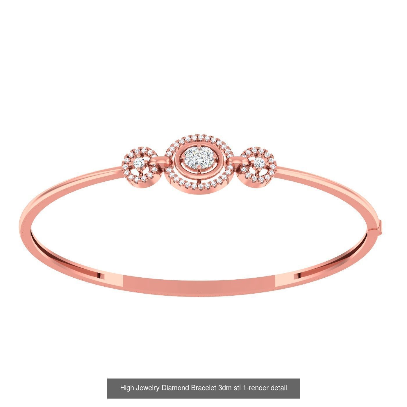 1200 Diamond Bracelet 3d models renders details 3D Model Collection_150