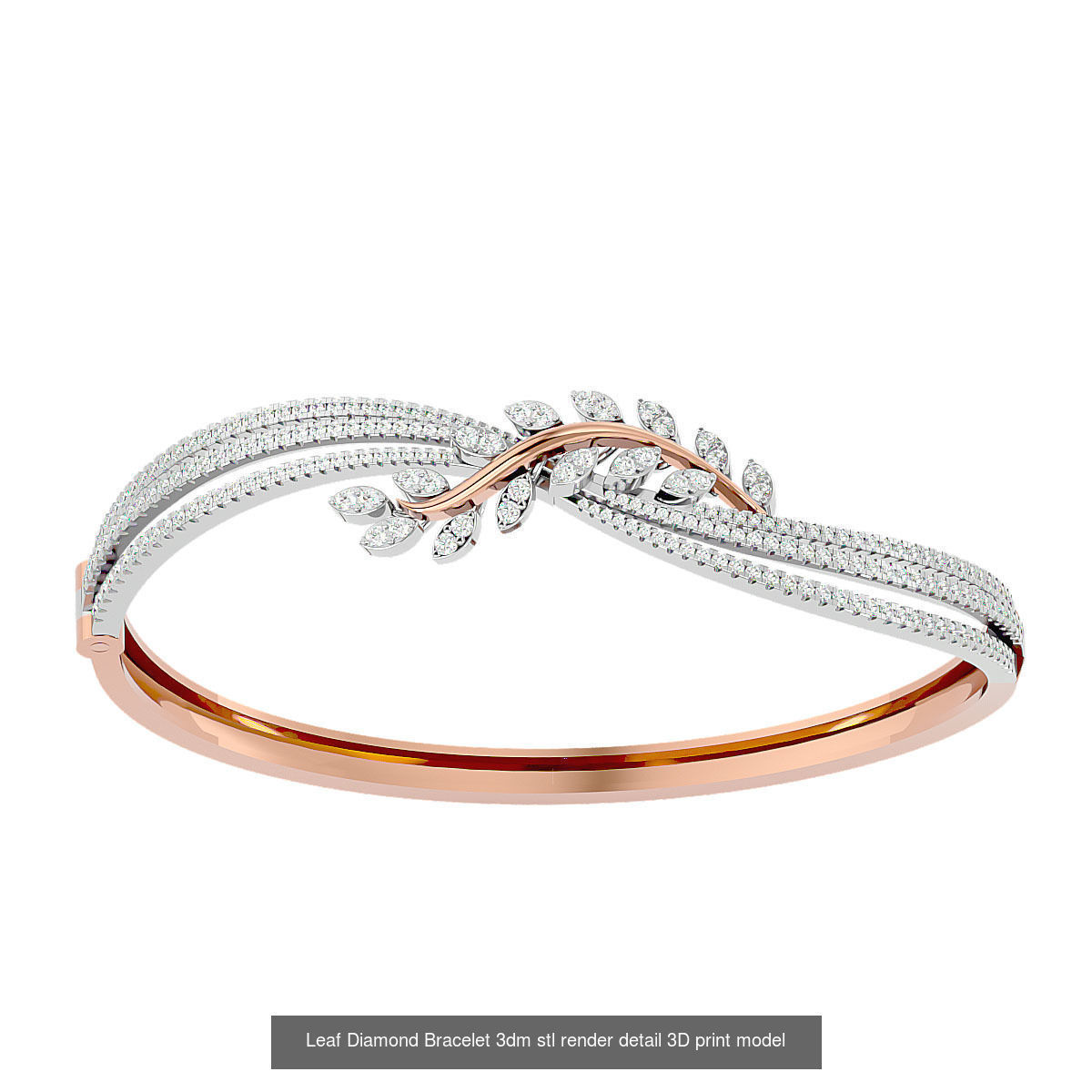 1200 Diamond Bracelet 3d models renders details 3D Model Collection_86