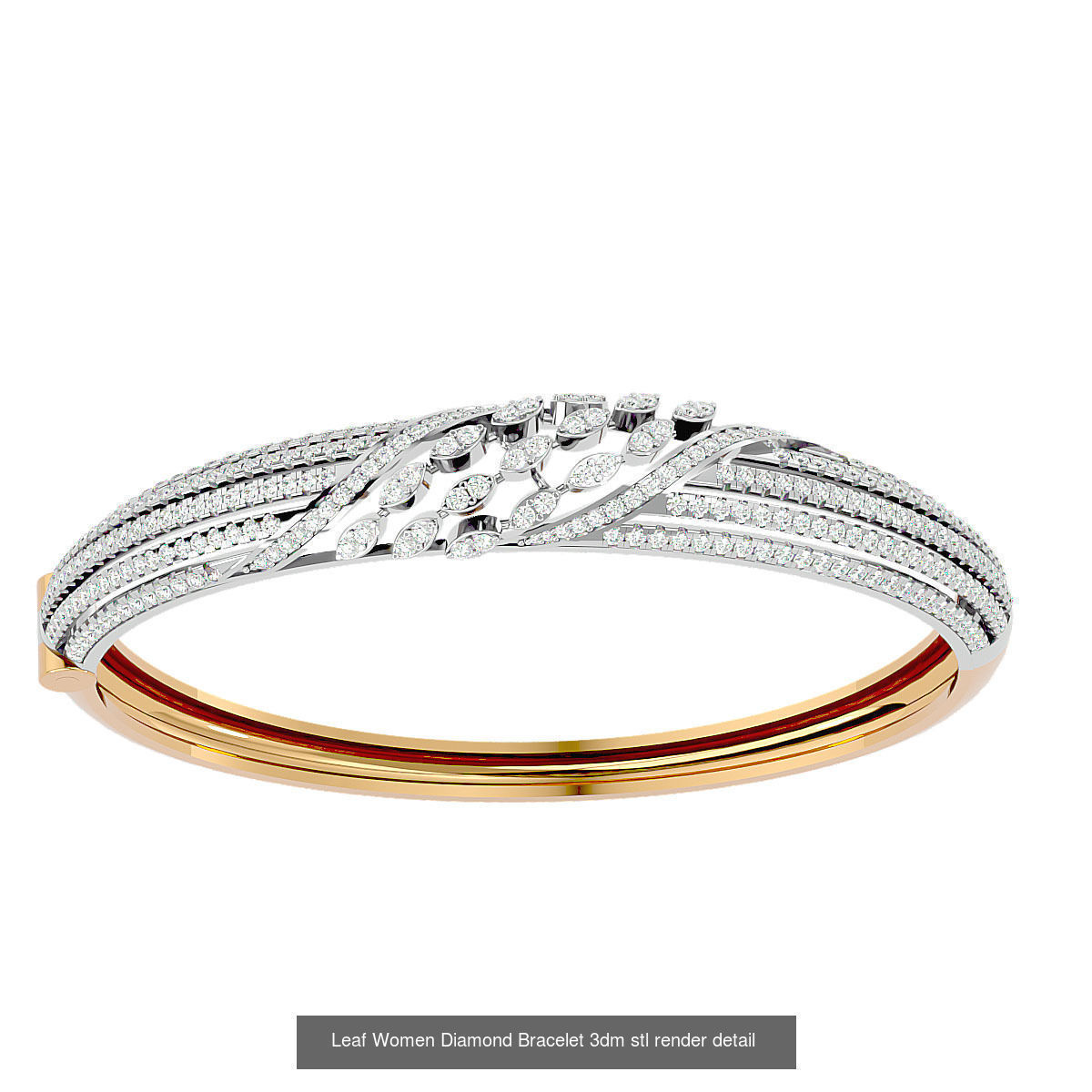 1200 Diamond Bracelet 3d models renders details 3D Model Collection_82