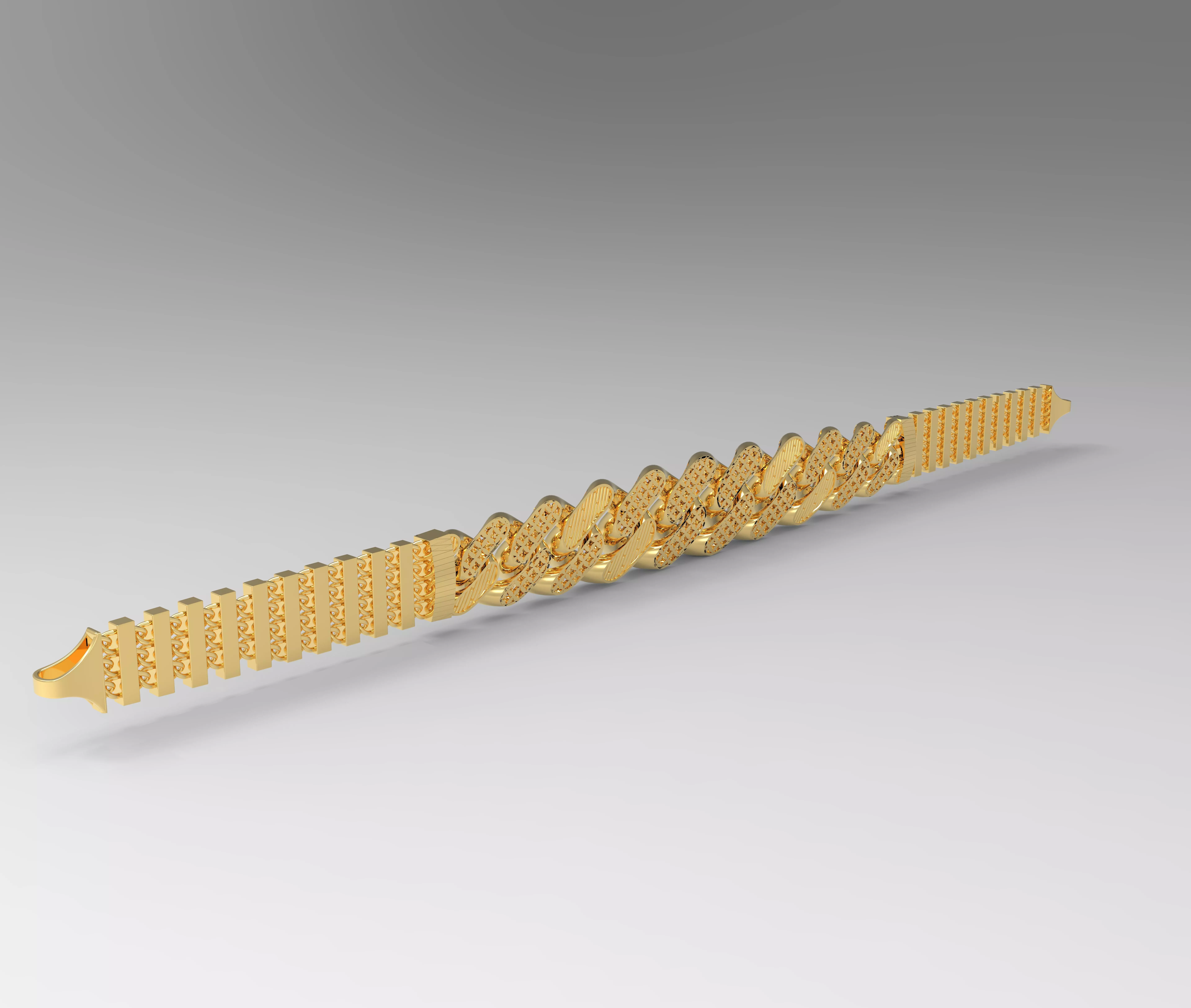 13 mm - 7 5 mm desenli bileklik gurmet 3D print model_0