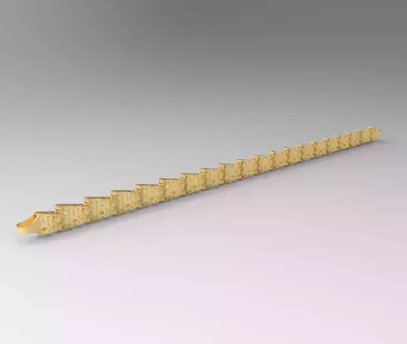 7 mm desenli bileklik suzme