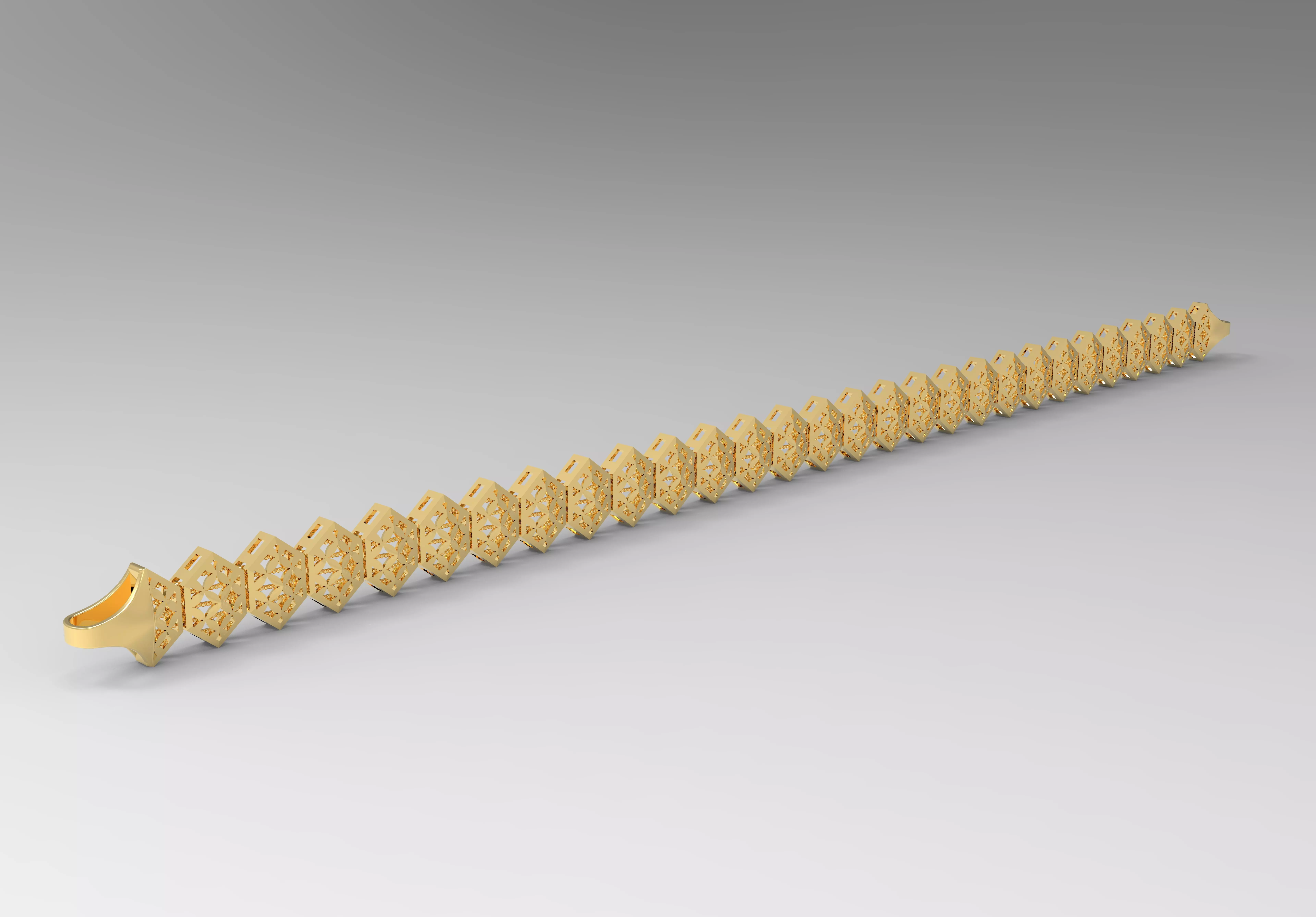 8 mm altigen bileklik 3D print model_0
