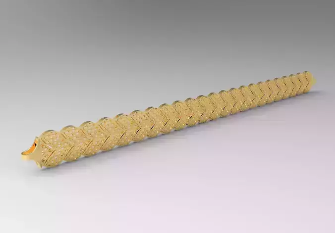 12 mm kalpli desenli bileklik