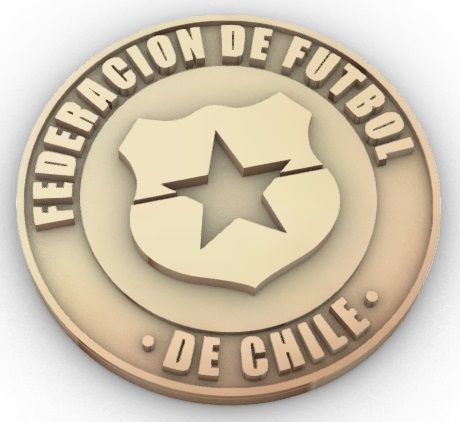 Federacion de Futbol de Chile - Soccer Shield Chile 3D print model_6
