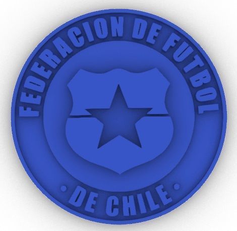 Federacion de Futbol de Chile - Soccer Shield Chile 3D print model_3