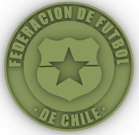 Federacion de Futbol de Chile - Soccer Shield Chile 3D print model_12