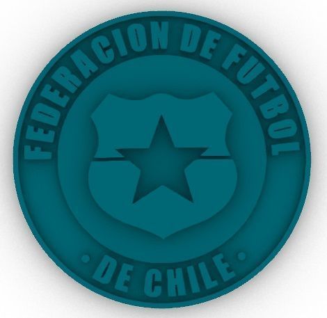 Federacion de Futbol de Chile - Soccer Shield Chile 3D print model_11