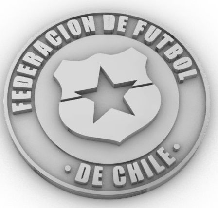 Federacion de Futbol de Chile - Soccer Shield Chile 3D print model_2