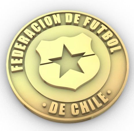 Federacion de Futbol de Chile - Soccer Shield Chile 3D print model_1