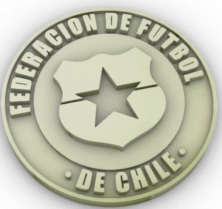 Federacion de Futbol de Chile - Soccer Shield Chile 3D print model_7