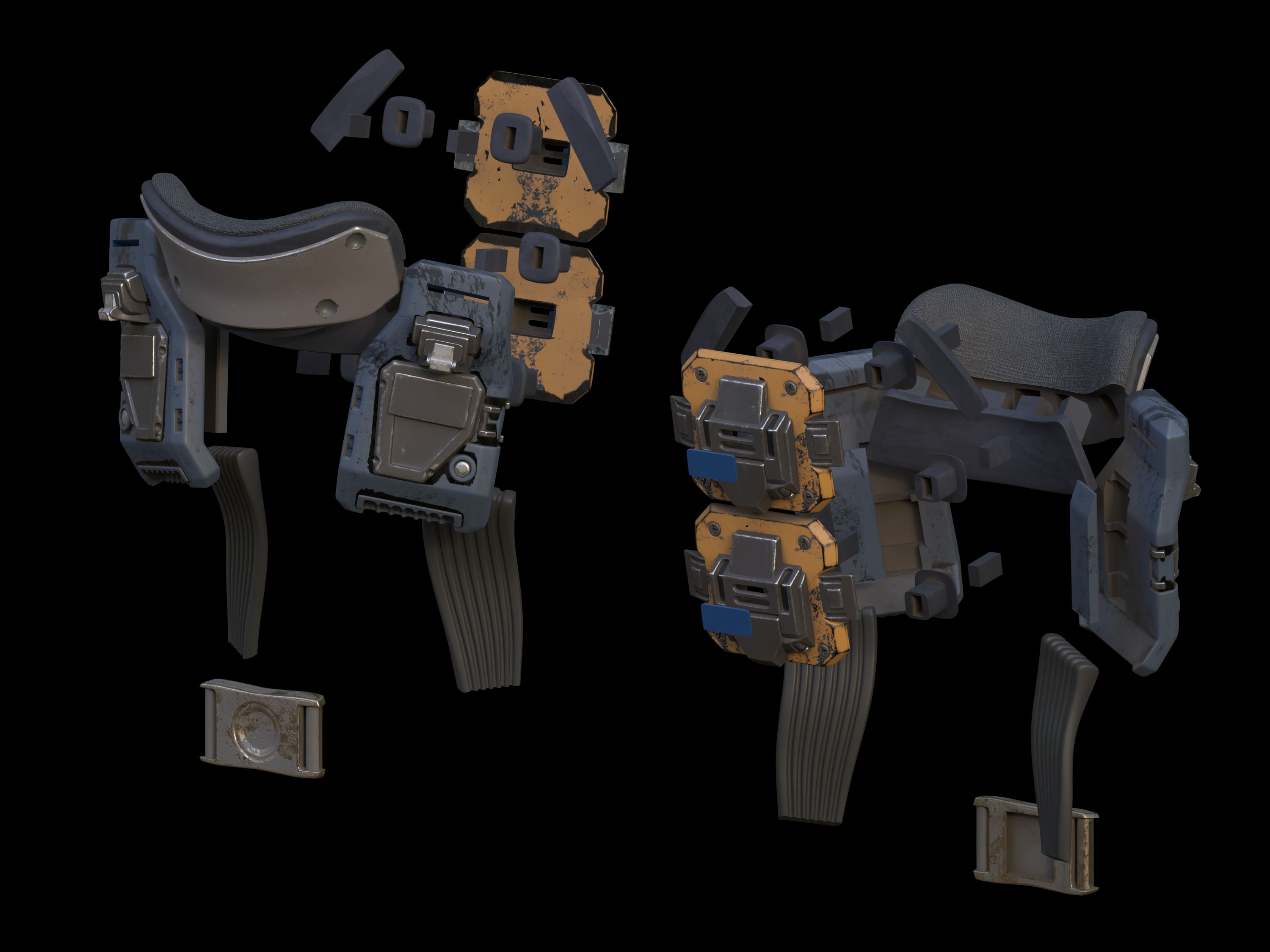 Holo Pilot Armor 3d print files 3D print model_3