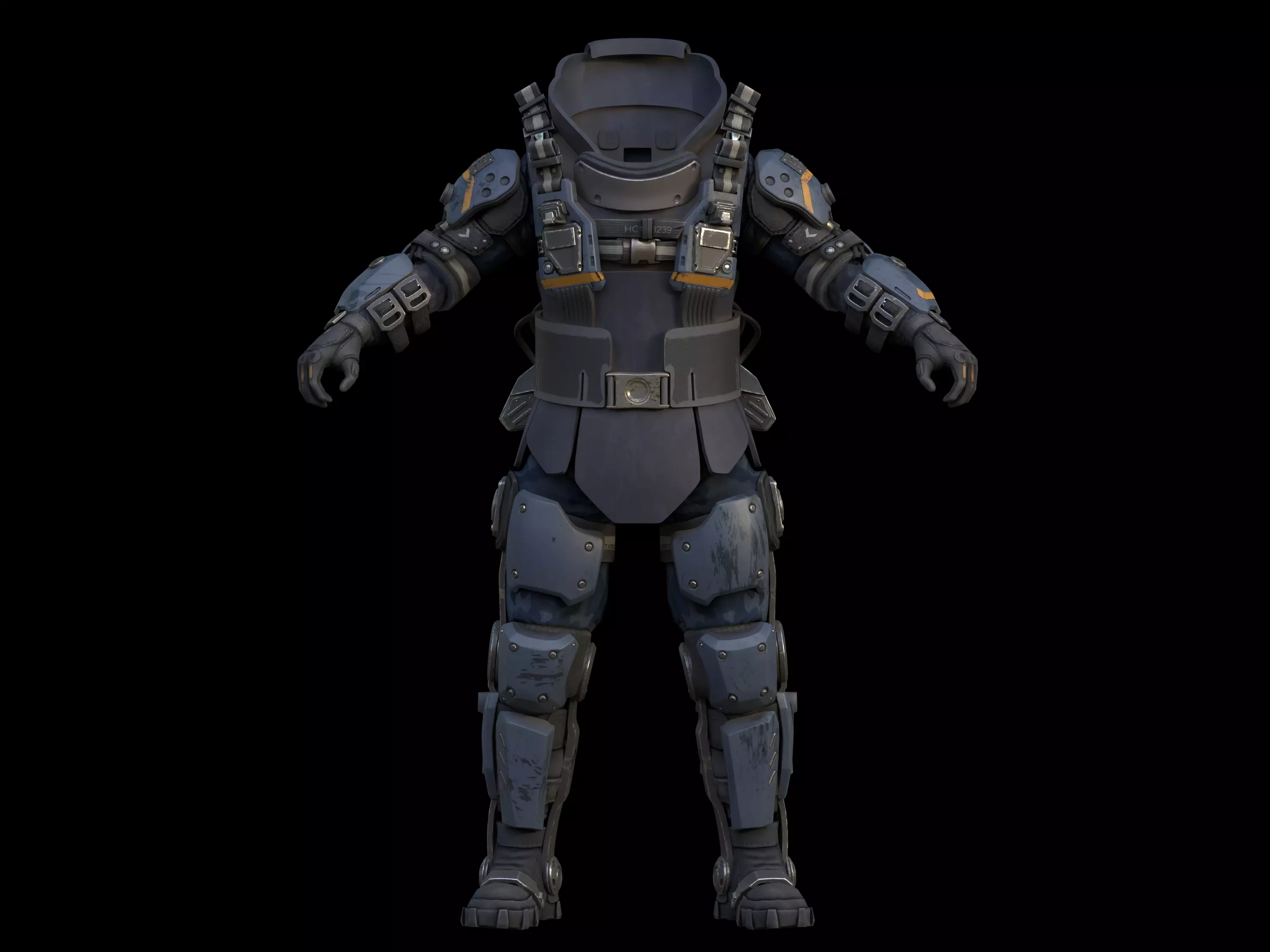 Holo Pilot Armor 3d print files 3D print model_0