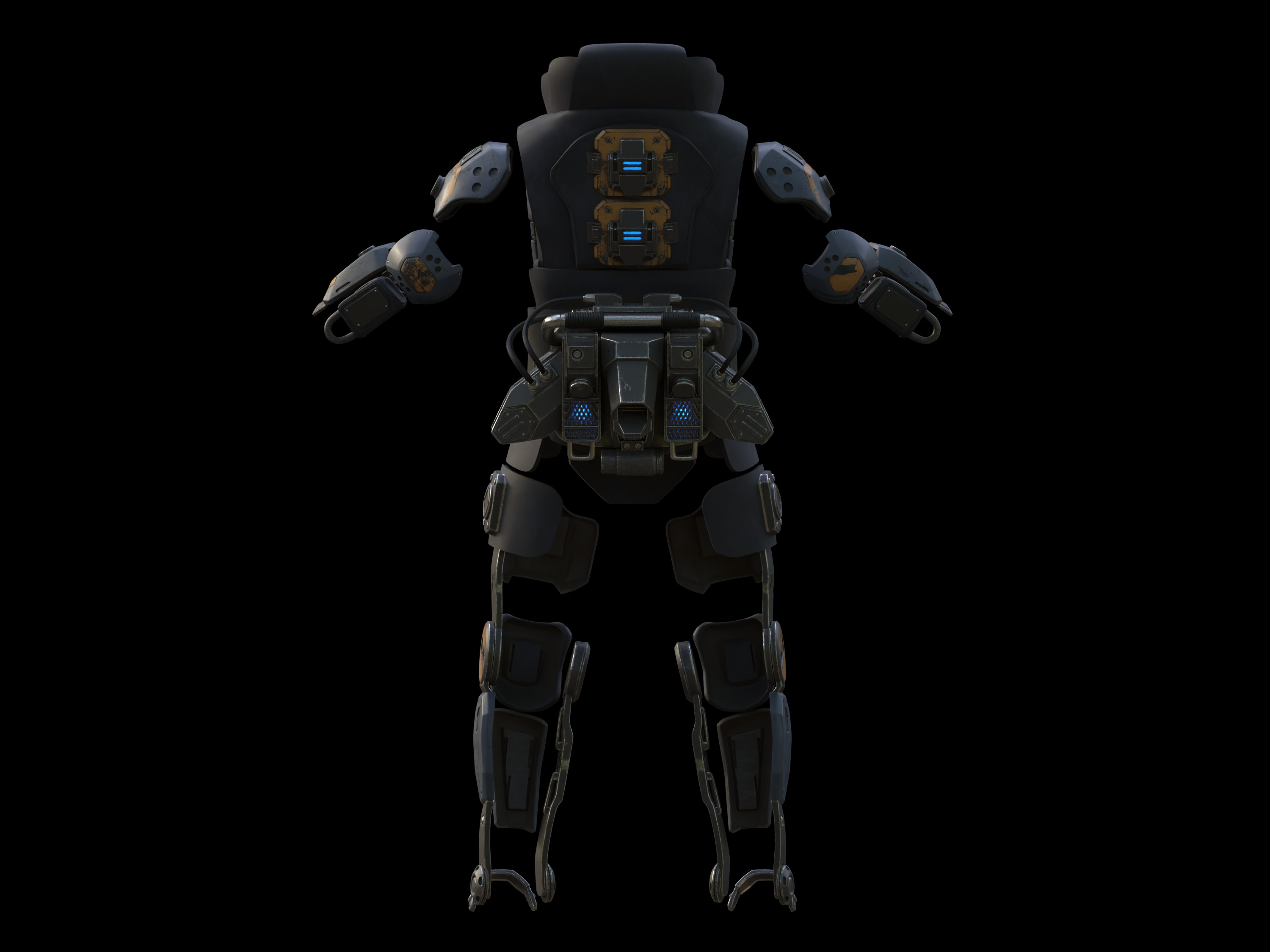 Holo Pilot Armor 3d print files 3D print model_2