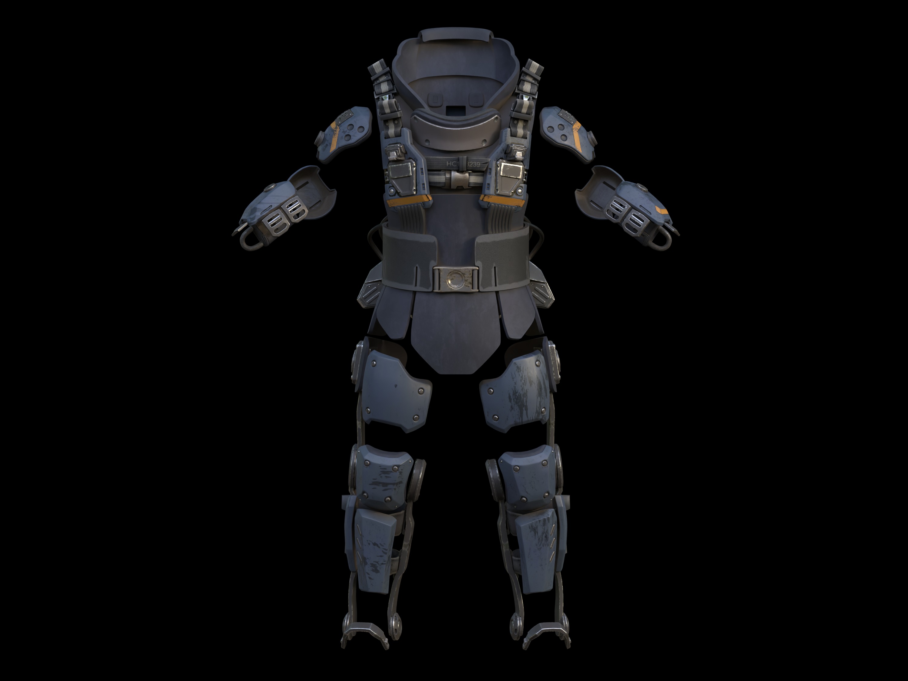 Holo Pilot Armor 3d print files 3D print model_1